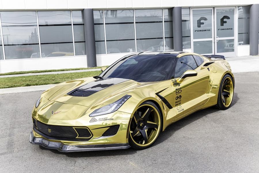 Chevrolet Corvette Stingray Widebody on Forgiato Wheels '2015